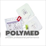 Electrozi copii pentru defibrilator, spuma - Polymed