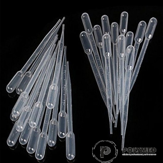 Pipete Pasteur, ambalate individual, sterile 1ml