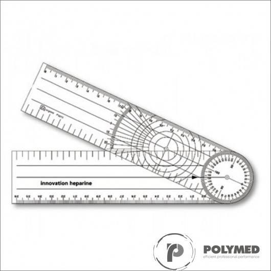 Goniometru, 205 x 45 mm - Polymed