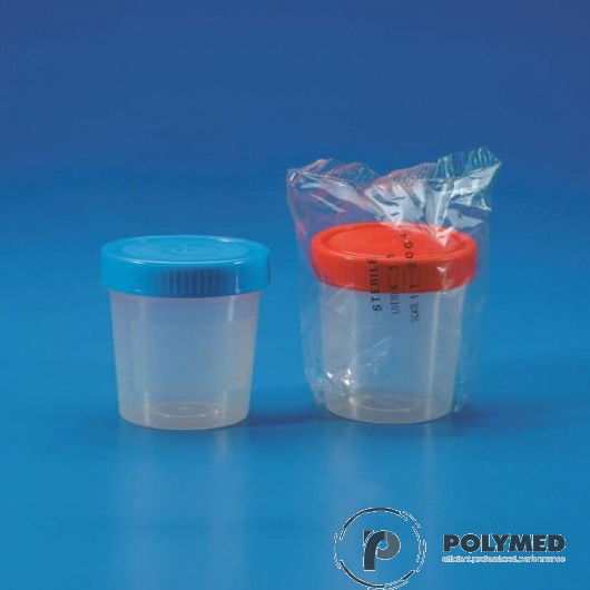Recoltor steril (urina, sputa) ambalate individual 30ml/60ml 