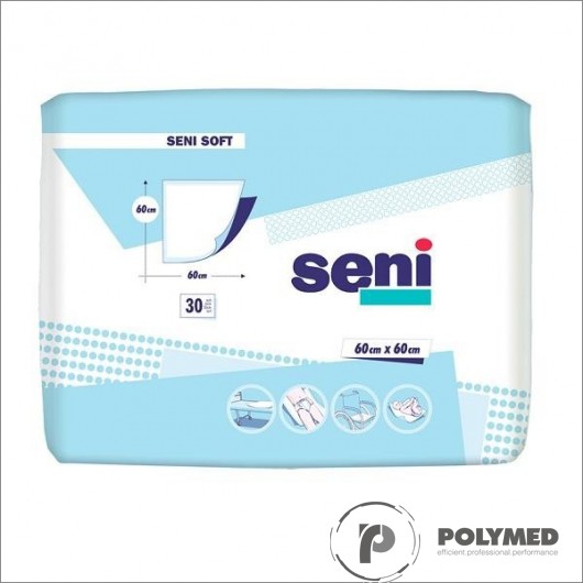 Aleze igienice Seni Soft, 60x60, 30 buc. - Polymed