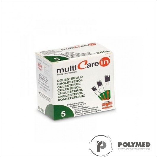 Teste colesterol pentru Multicare IN - 5 teste - Polymed