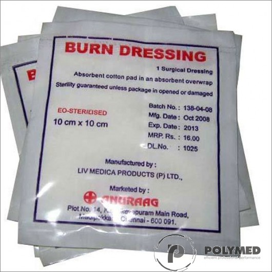 Compresa gel calmant arsuri, sterila, diverse dimensiuni 