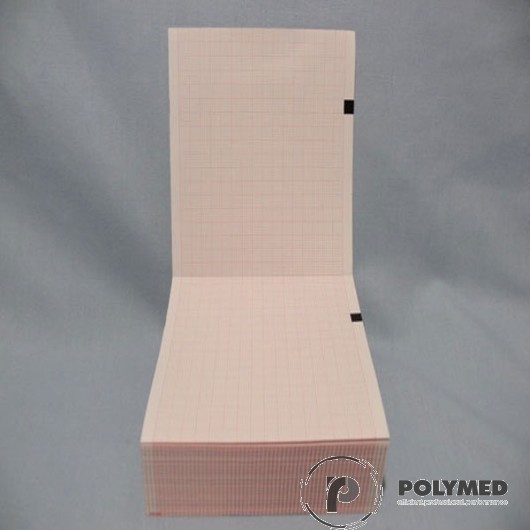 Hartie ECG in Z pentru Fukuda FX7202, caroiaj rosu, 110 mm x 140 mm