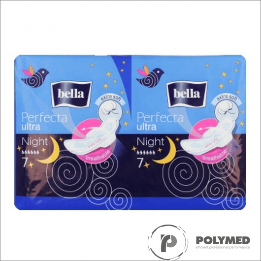 Absorbante subtiri Perfecta Ultra Night Extra Soft - Polymed
