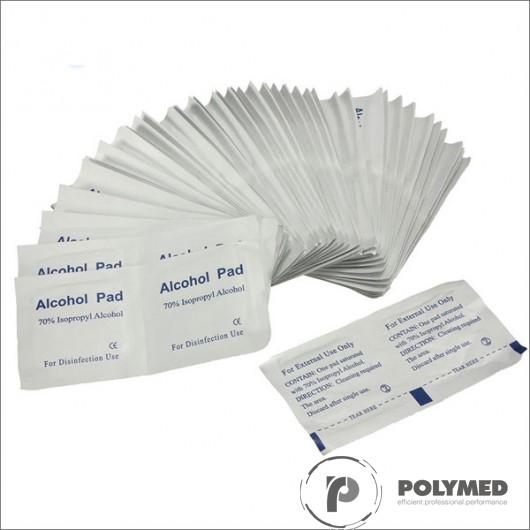 Tampoane PPSB, impregnate cu alcool izopropilic 70%