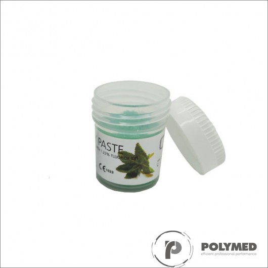 Pasta profilaxie, granulatie mare, aroma menta, fara fluoruri, 100 gr.