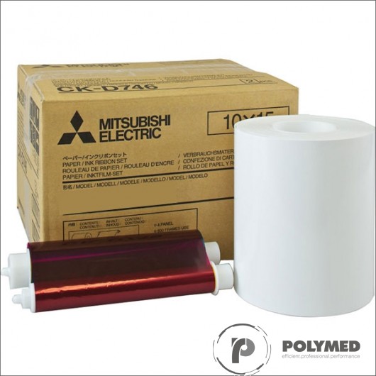 Hartie termica, standard originala, pentru Video Printer Mitsubishi, K61B-CE, 110 mm x 20 m, 1 rolă