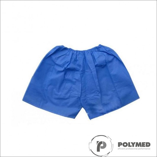 Pantaloni PPSB, alb/albastru, 55 cm x 76 cm