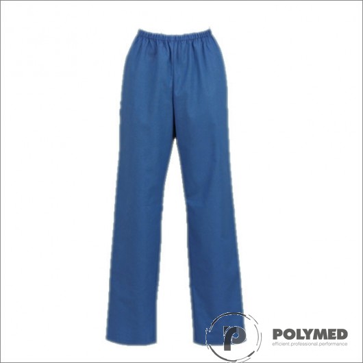 Pantaloni lucru unisex, albastru, XS-XL - Polymed