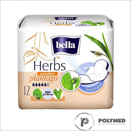 Absorbante igienice Bella Herbs Sensitive Patlagina - Polymed