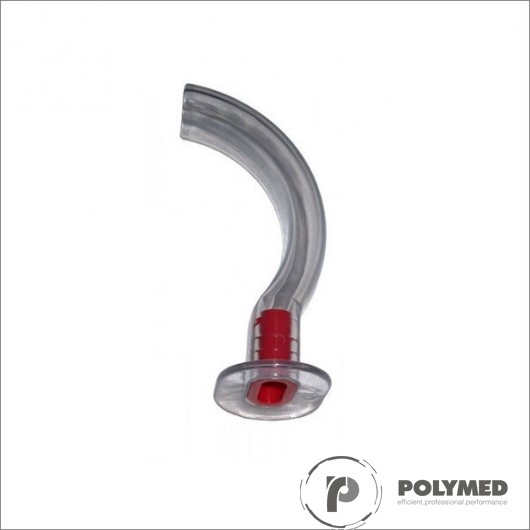 Pipa Guedel, marimea 4, rosu, 100 mm 