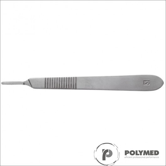 Maner bisturiu din Inox, nr. 3, lame 10-17, 10 bucati