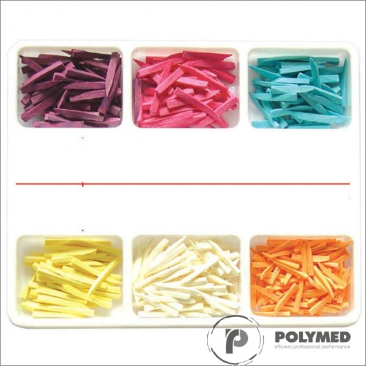 Pene interdentare din lemn, asortate - Polymed