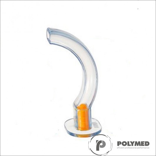 Pipa Guedel, marimea 3, galben, 90 mm