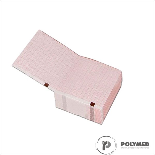 Hartie ECG in Z pentru Schiller AT-1, caroiaj rosu, 90 mm x 90 mm