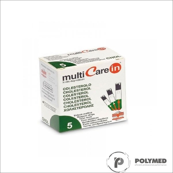 Teste colesterol pentru Multicare IN - 5 teste - Polymed