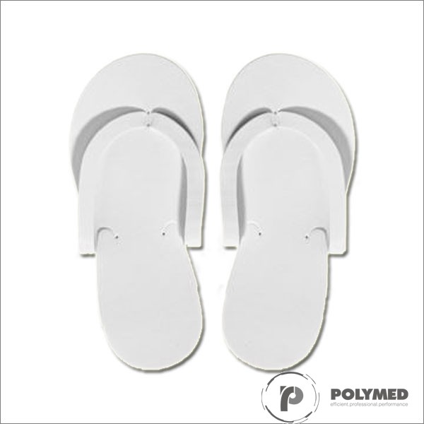 Papuci polistiren expandat interdeget, albi, 50 buc. - Polymed