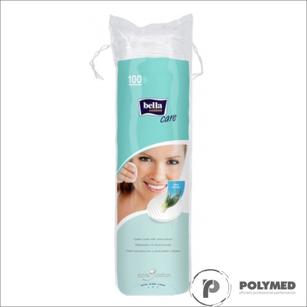 Dischete demachiante rotunde cu aloe vera - Polymed