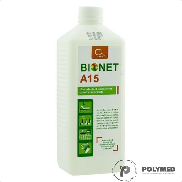 Dezinfectant de contact pentru suprafete Bionet A15