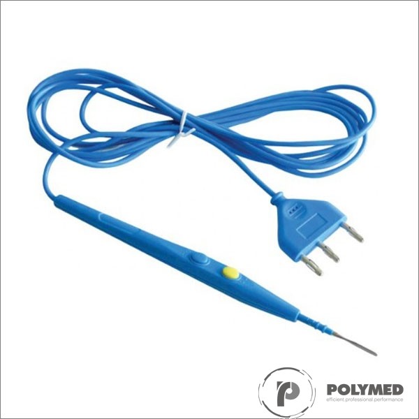 Bisturiu electrocauter universal, 70 mm, cablu 3 m, albastru