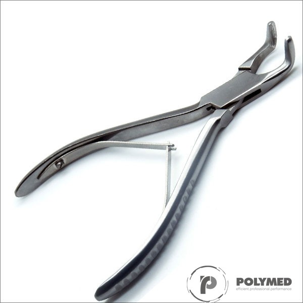 Ciupitor de os Blumenthal, curbat la 90 de grade, 14 cm