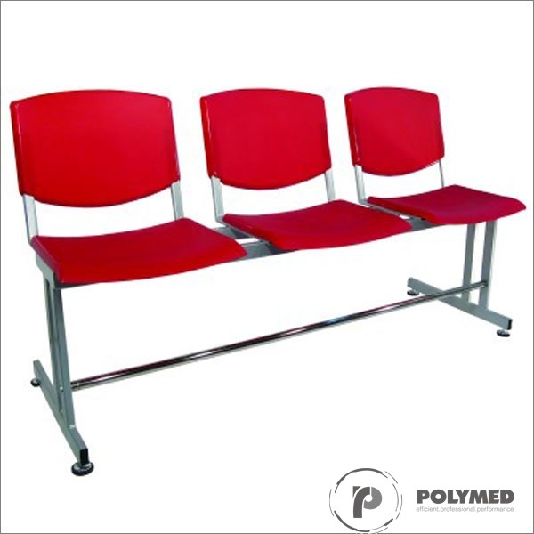 Bancheta sala asteptare, 3 locuri, BSA 3P - Polymed