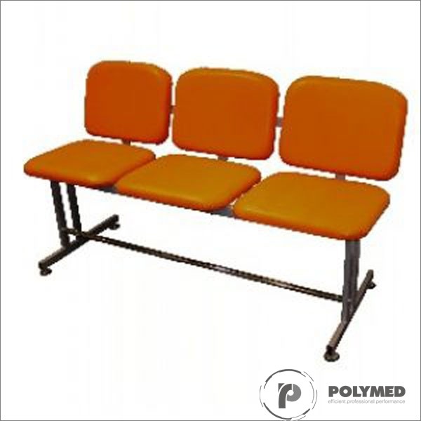 Bancheta sala asteptare, 3 locuri, BSA 3 - Polymed