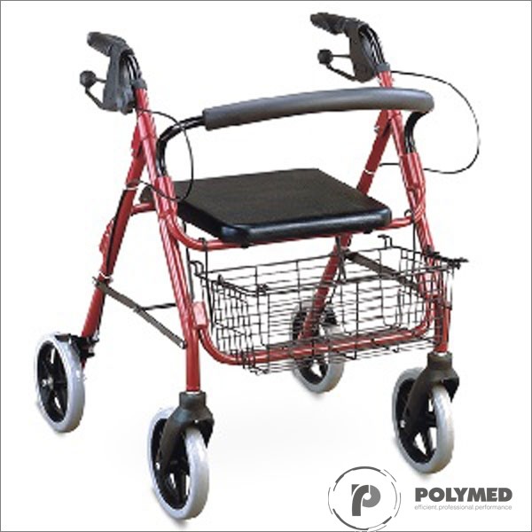 Cadru de mers rolator cu frana si cos FS965LH 