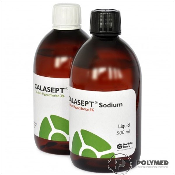 Lichid clatire canale Calasept Sodium 6% - Polymed