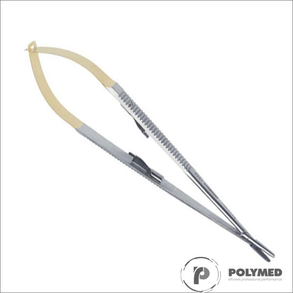 Foarfeca dreapta/curba Castroviejo, 14 cm  detalii