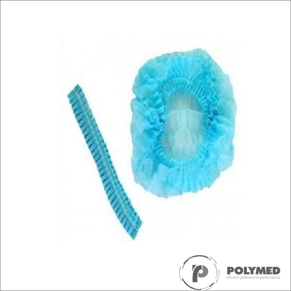 Boneta medicala cu elastic si clip, 100 buc.