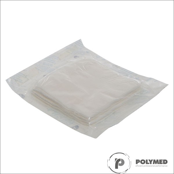 Comprese sterile din tifon, 10 cm x 10 cm, 25 bucati taiate