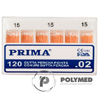 Conuri Gutta Percha asortate, 15-40, 120 buc. 