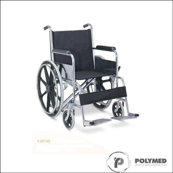Fotoliu rulant cu bara dubla de sustinere FS874B