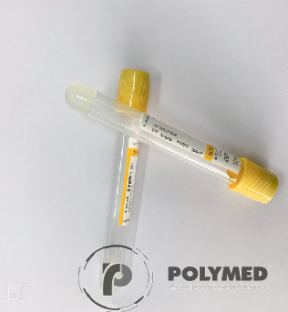 Vacutainer 5 ml cu gel si clot activator (dop galben)