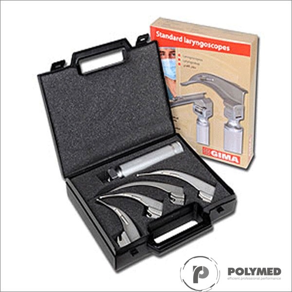 Laringoscop Standard 4 lame McIntosh 1-2-3-4 - Polymed