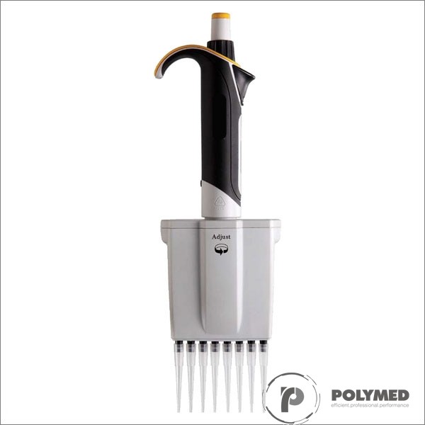 Pipeta automata cu 8 canale, volum 5-50 µl/20-100 µl/40-300 µl