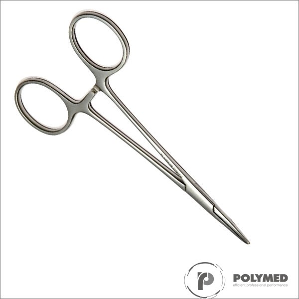 Pensa hemostatica Halstead Mosquito dreapta/curba, 12 cm