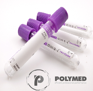 Vacutainer hematologie EDTA 2ml / 3ml (dop mov)