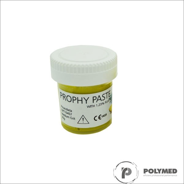 Pasta profilaxie, granulatie medie, aroma portocala, fara fluoruri, 100 gr.