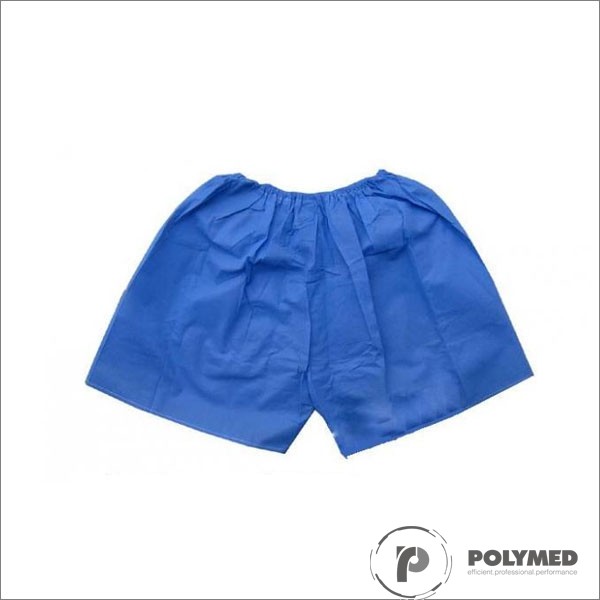 Pantaloni PPSB, alb/albastru, 55 cm x 76 cm