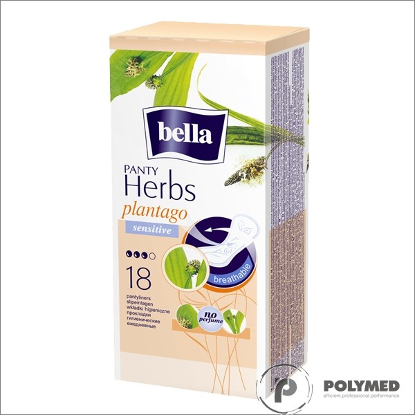 Absorbante zilnice Bella Herbs Panty Sensitive Patlagina - Polymed