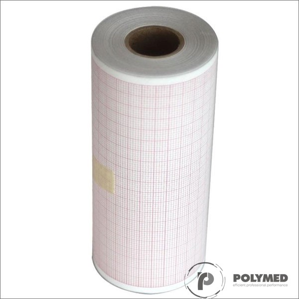 Hartie ECG pentru Bionet ECG 2000, caroiaj rosu, 215 mm x 30 m, role 