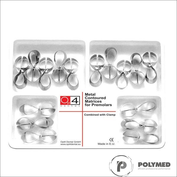 Matrici conturate metalice, premolari - Polymed