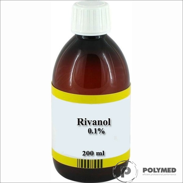 Soluție dezinfectantă Rivanol 0.1%, 200 ml