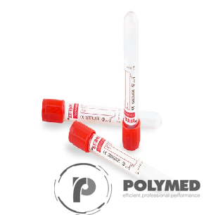 Vacutainer biochimie 4 ml/6 ml cu clot activator (dop rosu)