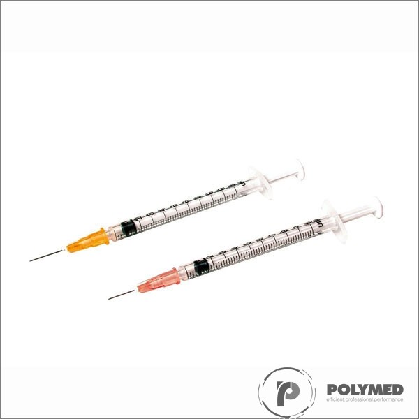 Seringa insulina/tuberculina 1ml/100ui cu ac detasabil 26G