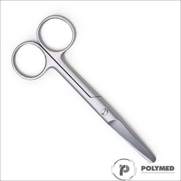 Foarfeca chirurgicala dreapta, cu varf bont, 14 cm