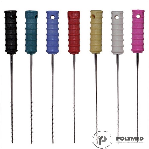 Ace Tire-Nerfs (Barbed Broaches), asortate, otel-inox, 10-40, 21 mm, 10 buc.